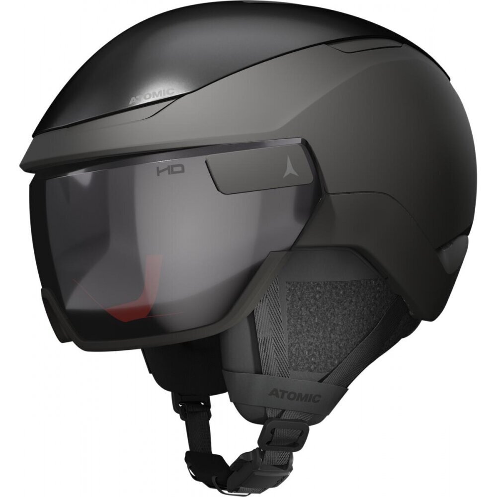 Hiihtokypärä ATOMIC VOLANT VISOR, musta/metallinen hinta ja tiedot | Laskettelukypärät | hobbyhall.fi