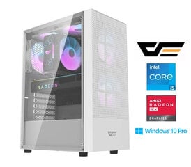 Mdata Gaming Core i5-6400 8GB 256GB SSD RX 580 Windows 10 hinta ja tiedot | Pöytätietokoneet | hobbyhall.fi