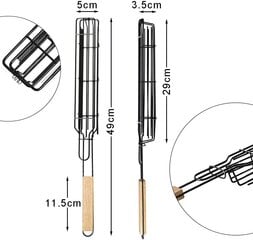 2 päivitettyä kebab-BBQ-koria, BBQ-vartaita hinta ja tiedot | Naisten lompakot | hobbyhall.fi