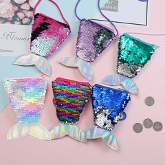 Naisten lompakot, Sequin Mermaid Tail Mini Crossbody laukku, lapset hinta ja tiedot | Naisten lompakot | hobbyhall.fi