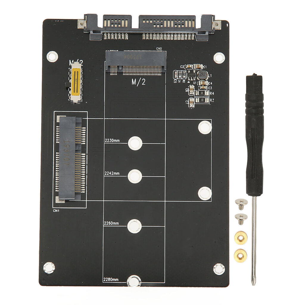 MSATA M.2 NGFF -sovitinkortti 5 Gbps MSATA M.2 NGFF sarjaporttiin Solid State Disk Two in One -sovitinkortti SL CNS01 hinta ja tiedot | Ulkoiset kovalevyt | hobbyhall.fi