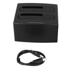 Kiintolevyn lukija USB 3.0 - SATA I II III Dual Bay ulkoinen HDD-telakointiasema Offline-kloonikopiointi 2,5 tuuman 3,5 tuuman HDD SSD UK -liittimelle hinta ja tiedot | Ulkoiset kovalevyt | hobbyhall.fi