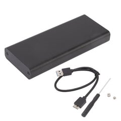 MSATA-USB3.0-kotelosovitinkotelo 6 Gbps musta MSATA SSD-sovitin 30x30mm 50x30mm ulkoiselle SSD-kiintolevylle hinta ja tiedot | Ulkoiset kovalevyt | hobbyhall.fi