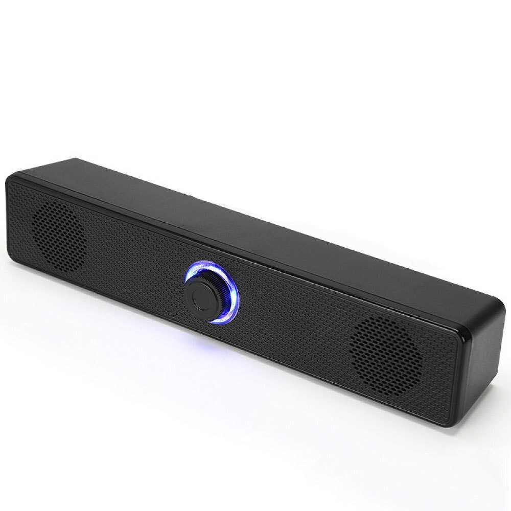 Kaiuttimet, PC-kaiuttimet, Smalody USB Sound Bar LED-valoilla, täydellinen pöytäkoneille ja pelaamiseen hinta ja tiedot | Kaiuttimet | hobbyhall.fi