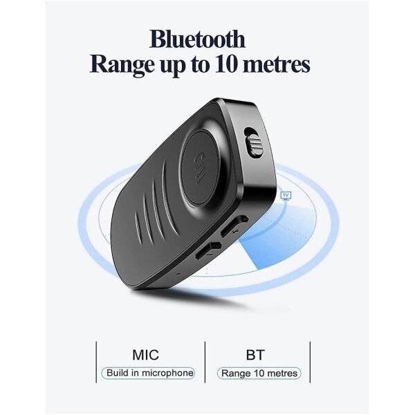 Aux Bluetooth 5.0 -vastaanotin Mini 3,5 mm langaton auton Bluetooth-äänisovitin Sisäänrakennettu mikrofoni hinta ja tiedot | Kaiuttimet | hobbyhall.fi