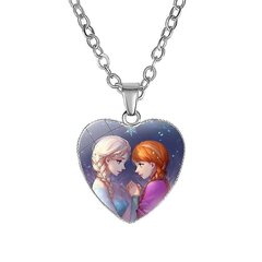 Frozen 2 kaulakoru Anime Lasten sarjakuva Elsa Prinsessa Anna Sydämenmuotoinen Figuuri Riipus Tyttö Asusteet Lapset Lahjat hinta ja tiedot | Kaulakorut | hobbyhall.fi