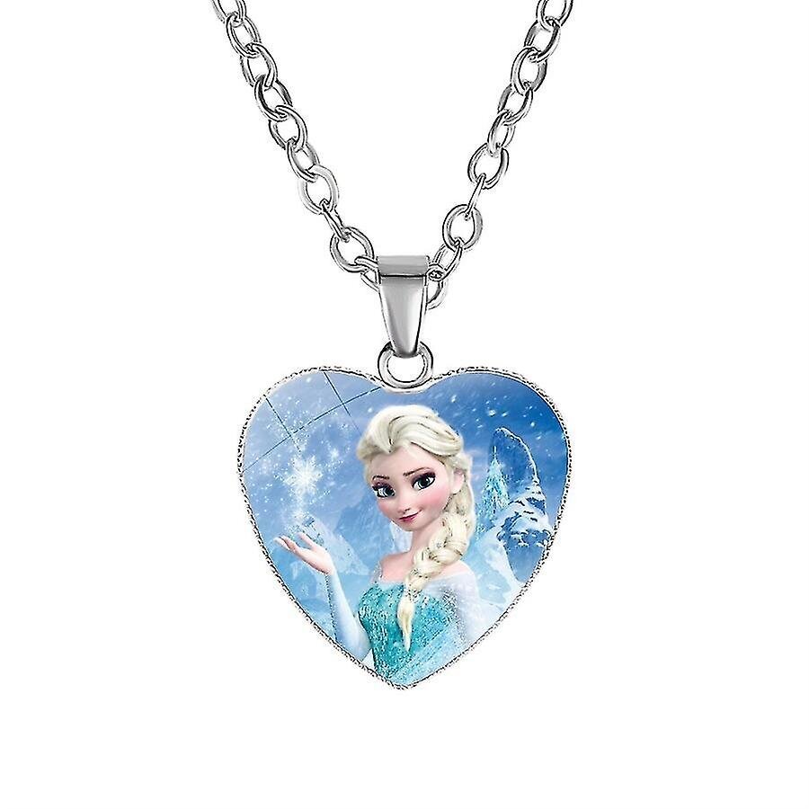 Frozen 2 kaulakoru Anime Lasten sarjakuva Elsa Prinsessa Anna Sydämenmuotoinen Figuuri Riipus Tyttö Asusteet Lapset Lahjat hinta ja tiedot | Kaulakorut | hobbyhall.fi