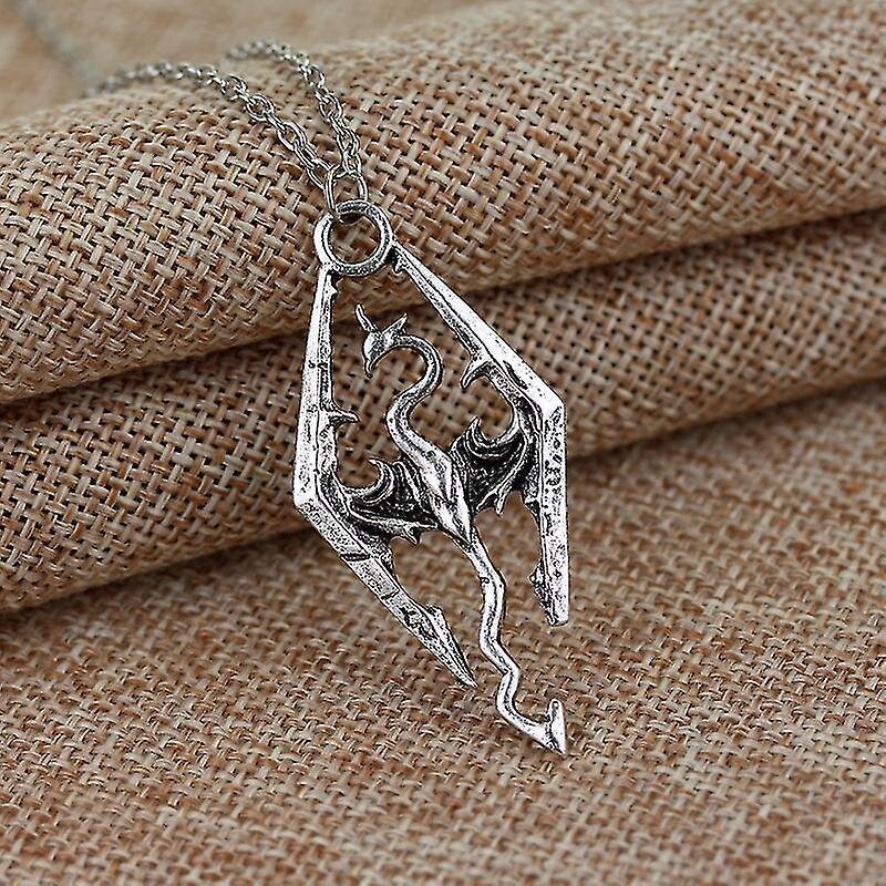 SUMENG Peli Dragon The Elder Scrolls V riipus kaulakoru korut koko Skyrim Choker miehille koru kaulakoru ketju hinta ja tiedot | Kaulakorut | hobbyhall.fi