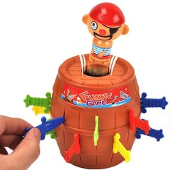 Pop Up Pirate Toy / Pirate in a Barrel - Hauska peli lapsille hinta ja tiedot | Kannettavien tietokoneiden lisätarvikkeet | hobbyhall.fi