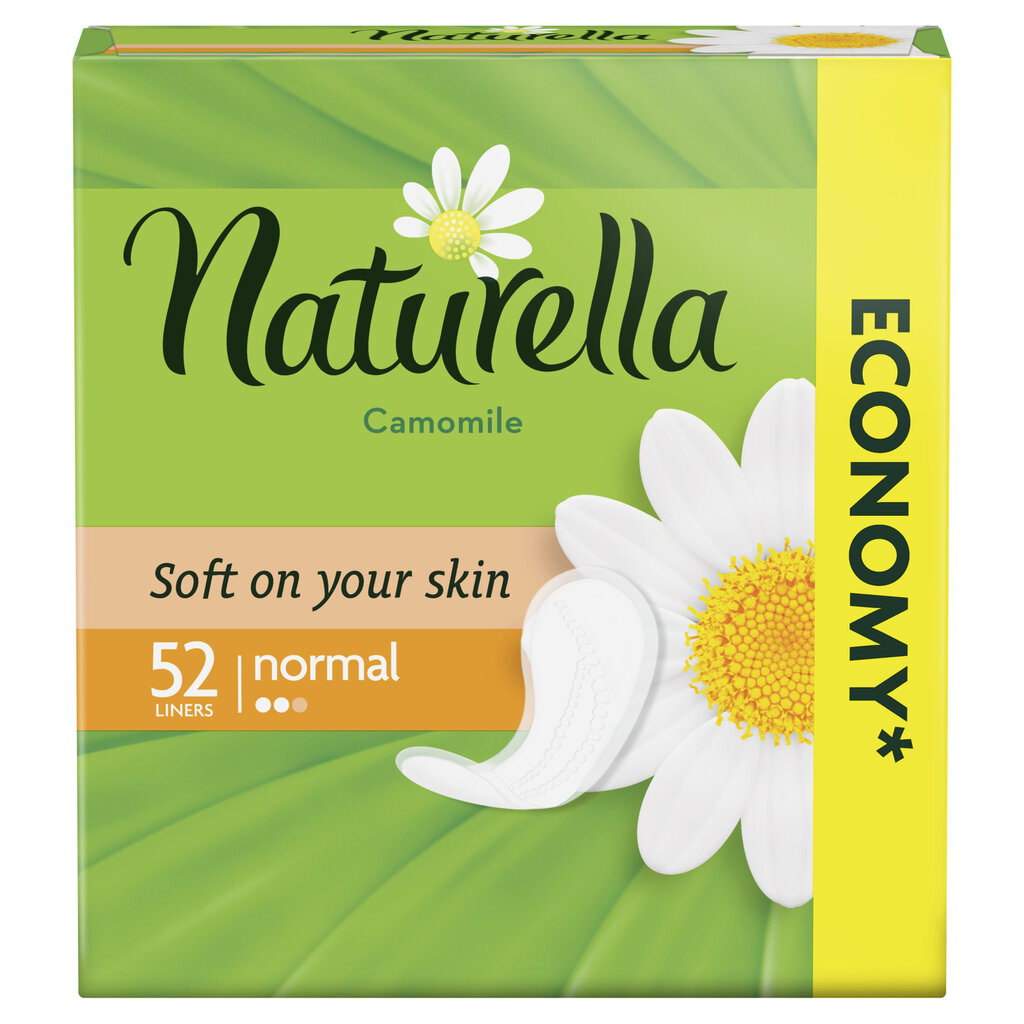 Hygieeniset siteet NATURELLA Light Camomile, 52 kpl hinta ja tiedot | Tamponit ja terveyssiteet | hobbyhall.fi