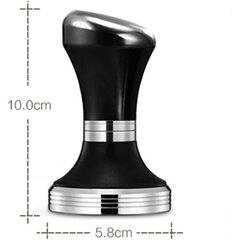 Coffee Tamper Stainless Espresso Coffee Tamper Barista Tamper Espresso Hand Tamper tuoli (musta) hinta ja tiedot | Keittiövälineet | hobbyhall.fi