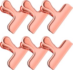 Pack Rose Gold pussiklipsit ruokaa varten. Chip Clips Pussipidikkeet Ruokaklipsit. Raskaat välipalaleikkeet. Leikkeet elintarvikepakkauksiin. Ilmatiivis tiiviste kotitoimiston keittiöön hinta ja tiedot | Keittiövälineet | hobbyhall.fi