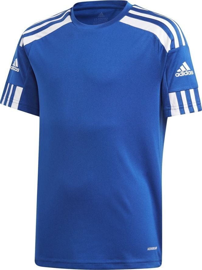 Adidas Squadra 21 JSY Y GK9151 Jalkapallopaita, sininen hinta ja tiedot | Jalkapallovaatteet ja -varusteet | hobbyhall.fi