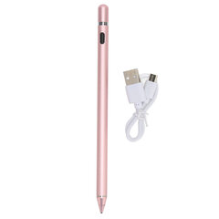 Stylus Pen Erittäin herkkä, tasaisempi kirjoitus USB-lataus Kevyet huurteiset pinnat Kosketusnäyttökynät tabletin vaaleanpunaiselle hinta ja tiedot | Matkapuhelimet | hobbyhall.fi