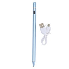 Stylus Pen Erittäin herkkä tasaisempi kirjoitus USB-lataus Kevyet huurreiset pinnat kosketusnäyttökynät tabletin siniselle hinta ja tiedot | Matkapuhelimet | hobbyhall.fi