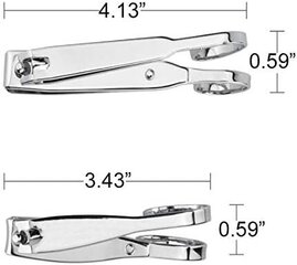 Kynsileikkurit, EZ Grip -kynsileikkurit, hiiliteräksiset kynsileikkurit eläkeläisille, pitkä kahva metallikotelolla naisille ja miehille - Setti hinta ja tiedot | Kauneudenhoitotarvikkeet | hobbyhall.fi