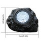 Outdoor Solar Rock Lights, vedenpitävä Solar Rockery puutarhavalot puutarhan takapihan koristeluun, musta hinta ja tiedot | Lattiavalaisimet | hobbyhall.fi