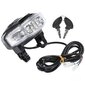 60V Angel Eyes LCD-valon nopeusnäyttö akkutorvi Spotlight ajovalojen kytkimen avain Citycoco sähköskootterille hinta ja tiedot | Pöytävalaisimet | hobbyhall.fi