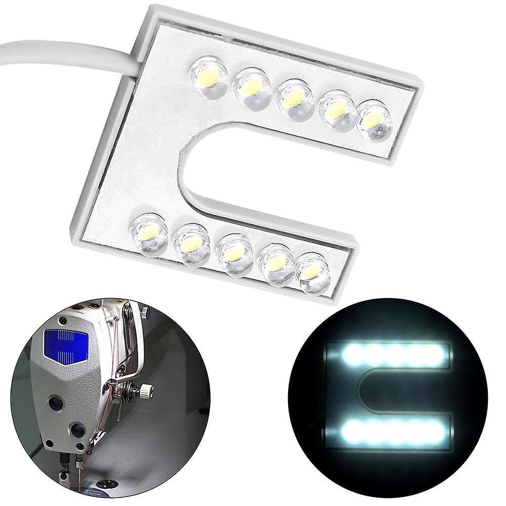 Led Light joustava Gooseneck-lamppu magneettisella pohjalla ompelukoneelle 110-265v Eu-pistoke hinta ja tiedot | Pöytävalaisimet | hobbyhall.fi