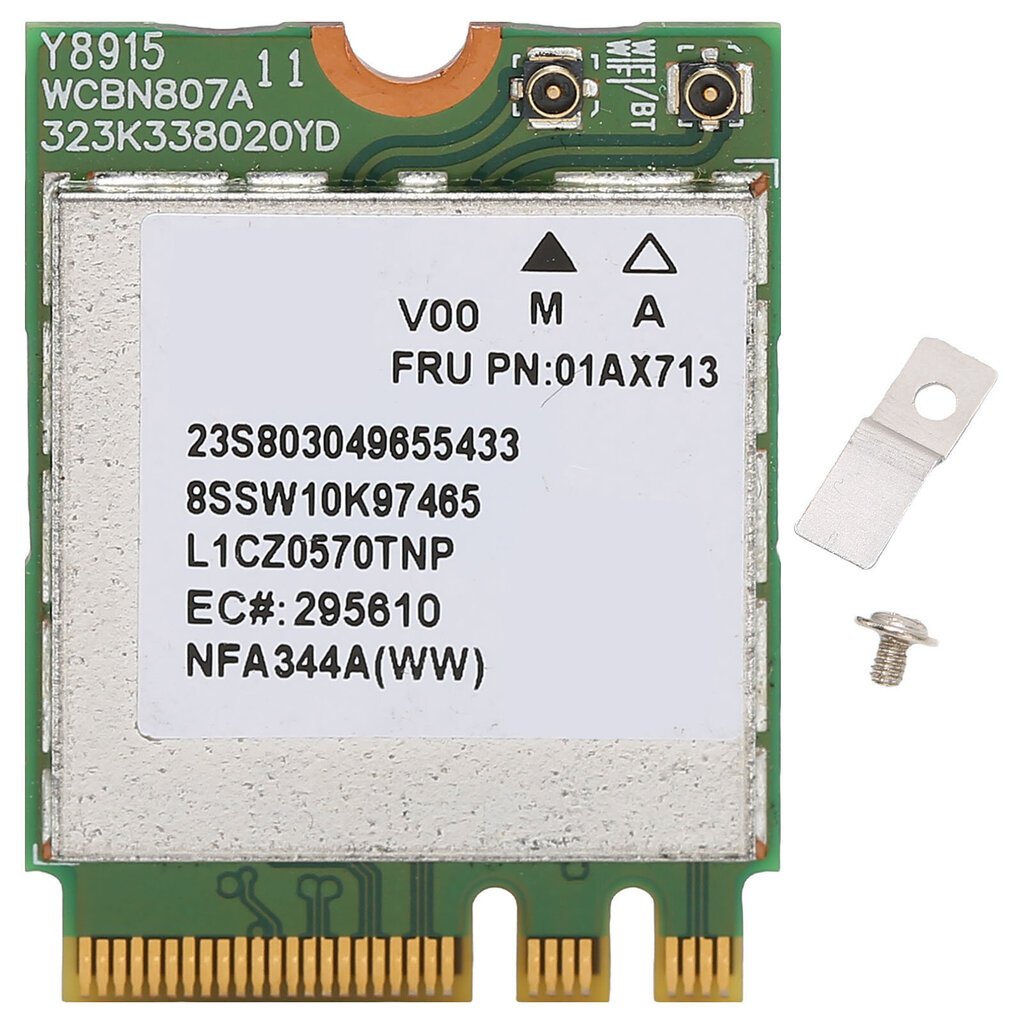 NFA344A M.2 WiFi-kortti 867Mbps BT Langaton verkkokortti Wifi-kortti 710S E470 E475 E570 E575 V310 YOGA 710 720 910 -sarjalle hinta ja tiedot | Puhelimen muistikortit | hobbyhall.fi