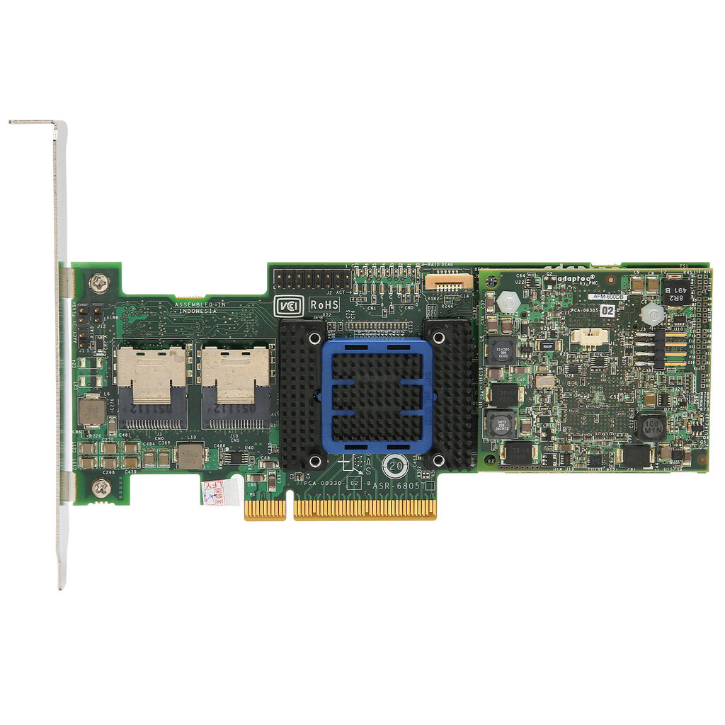 PCIE 2.0 X8 Array Card Cache Protection Smart Power Management ASR 6805T -ohjainkortti verkkopalvelimelle OLTP hinta ja tiedot | Puhelimen muistikortit | hobbyhall.fi