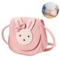 Tyttöjen Olkalaukku, Lasten Söpö Jäniksen Crossbody Laukku Käsilaukku Mini Prinsessa Messenger Laukut Lompakko Säädettävällä Vyö Lapsille Tytöille hinta ja tiedot | Tietokonelaukut | hobbyhall.fi