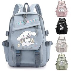 Anime Sanrio Pehmolelu Cinnamoroll Reppu Lapset Tyttö Poika Musta Sininen Koululaukku Kawaii Opiskelija Koululaukku Tietokone Suuri Lahja hinta ja tiedot | Tietokonelaukut | hobbyhall.fi