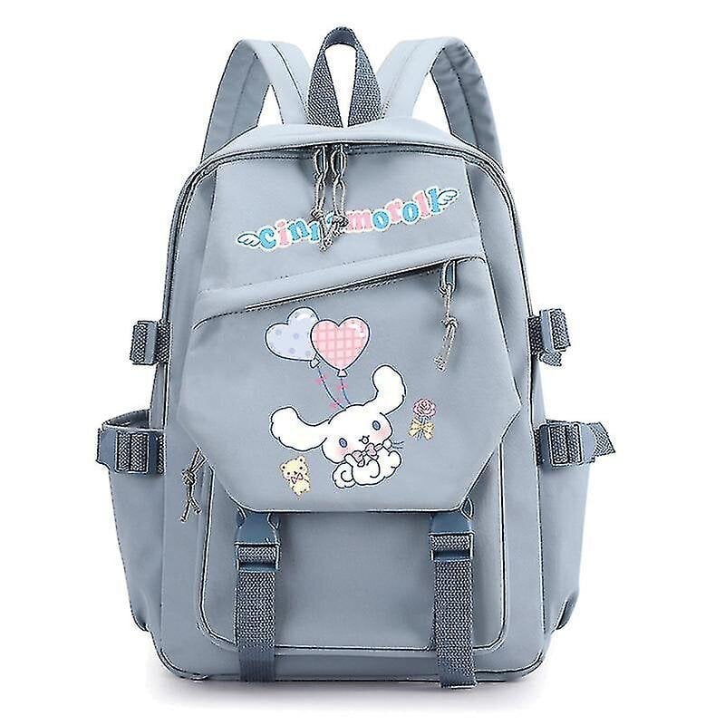 Anime Sanrio Pehmolelu Cinnamoroll Reppu Lapset Tyttö Poika Musta Sininen Koululaukku Kawaii Opiskelija Koululaukku Tietokone Suuri Lahja hinta ja tiedot | Tietokonelaukut | hobbyhall.fi