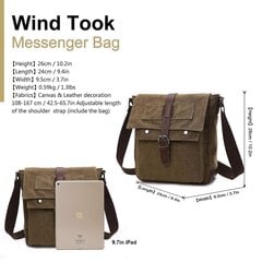 Retro Outdoor koululaukku Urheilu Miesten Laukku Rento Crossbody Olkakankainen Laukku hinta ja tiedot | Tietokonelaukut | hobbyhall.fi