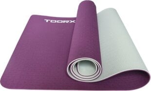 Toorx MAT-184 joogamatto, 183x60x0,6cm, helmi/viininpunainen hinta ja tiedot | Joogamatot | hobbyhall.fi