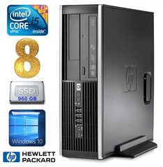 HP 8100 Elite SFF i5-650 8GB 960SSD DVD WIN10 hinta ja tiedot | Pöytätietokoneet | hobbyhall.fi