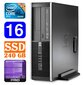 HP 8100 Elite SFF i5-650 16GB 240SSD DVD WIN10Pro hinta ja tiedot | Pöytätietokoneet | hobbyhall.fi