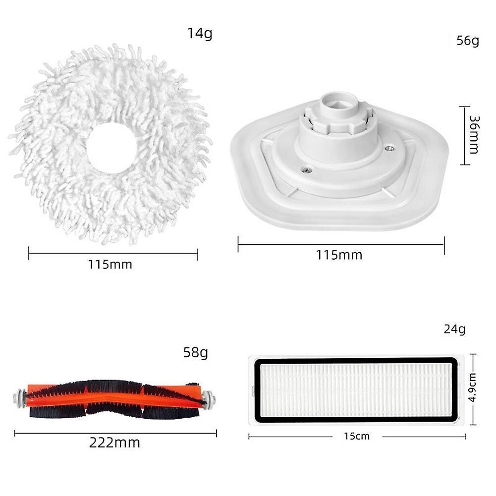 Pääharjasuodatinmopin tarvikkeet Xiaomi Dreame Bot W10 Roboticille hinta ja tiedot | Pölynimureiden lisätarvikkeet | hobbyhall.fi