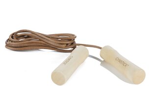 Hyppynaru Gymstick Leather Wood Jump hinta ja tiedot | Hyppynarut | hobbyhall.fi