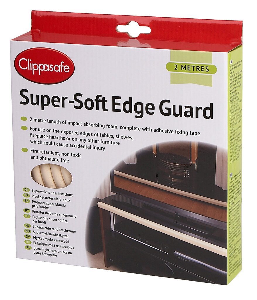 Clippasafe Super Soft Edge Guard -suoja, 2 m hinta ja tiedot | Lasten turvallisuus | hobbyhall.fi