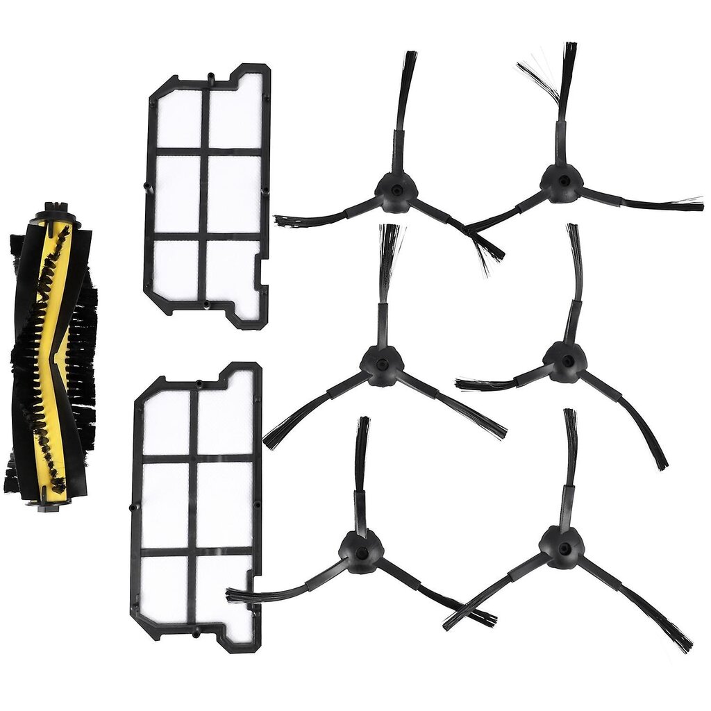 1 X pääharja + 6 X sivuharja + 2 X Hepa-suodatin, pölytiivis Ilifelle hinta ja tiedot | Pölynimureiden lisätarvikkeet | hobbyhall.fi