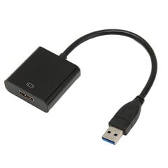 USB-HD-multimedialiitäntäsovitin 5 Gbps USB 3.0 -HD-multimedialiitäntä Ääni-videomuunnin tietokonetelevisioon hinta ja tiedot | USB-sovittimet äänentoistoon | hobbyhall.fi