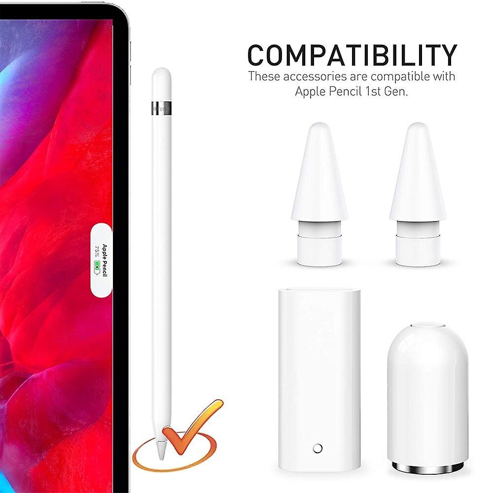 Magneettinen kynäkotelon lataussovitin ja kärjet vaihtotarvikesarja Apple Pencil 1st Generation `-z:lle hinta ja tiedot | USB-sovittimet äänentoistoon | hobbyhall.fi