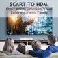 Scart HDMI-omvandlare, allt-i-ett SCART-HDMI-sovitin, 1080P hinta ja tiedot | USB-sovittimet äänentoistoon | hobbyhall.fi