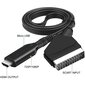 Scart HDMI-omvandlare, allt-i-ett SCART-HDMI-sovitin, 1080P hinta ja tiedot | USB-sovittimet äänentoistoon | hobbyhall.fi