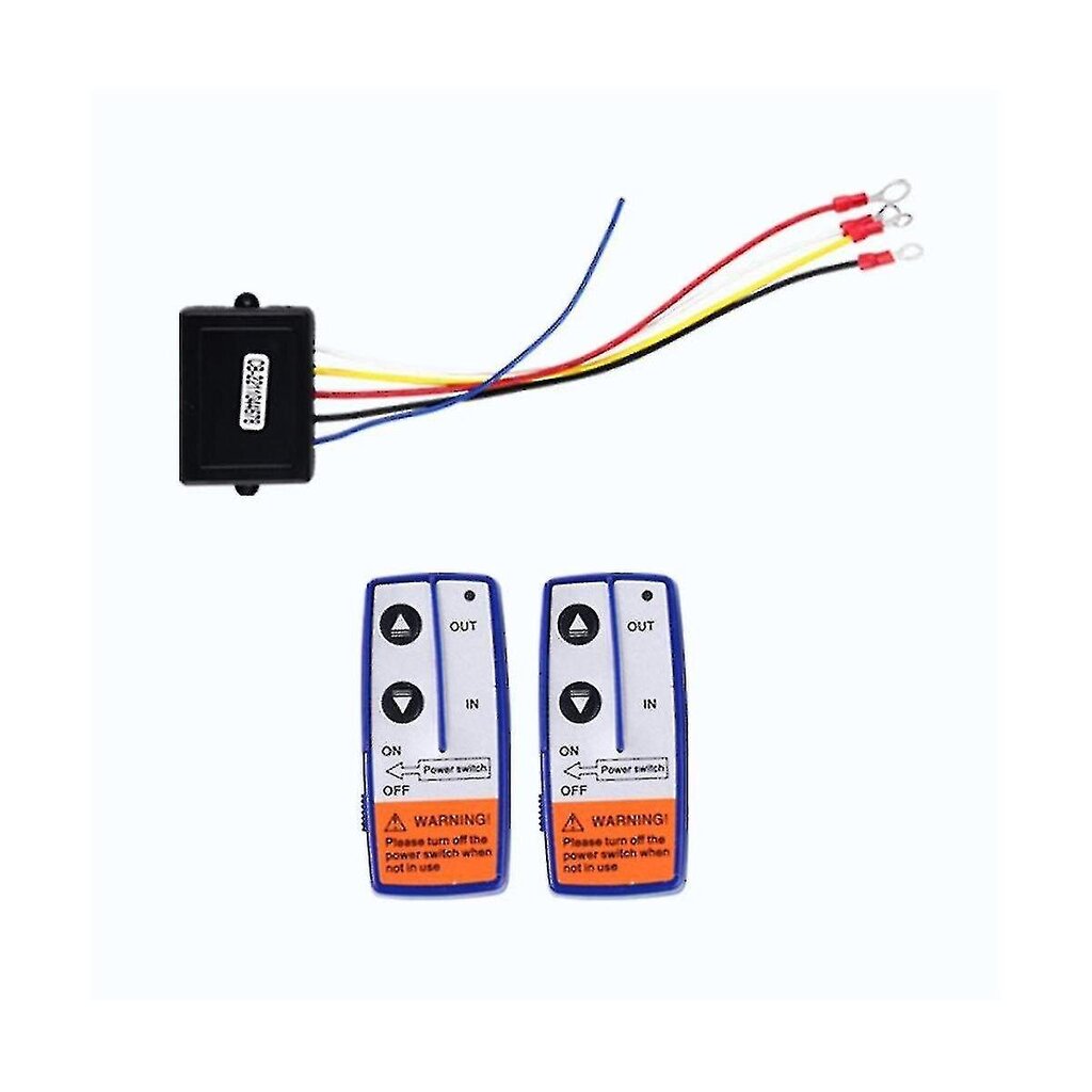 12v 250a vinssi kauko-kontaktori vinssiohjaus solenoidirele kaksoiskaukosäädinsarja auto moottoripyörä off Roa hinta ja tiedot | USB-sovittimet äänentoistoon | hobbyhall.fi