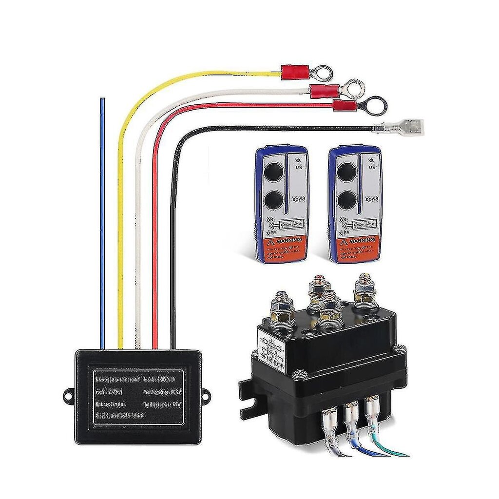 12v 250a vinssi kauko-kontaktori vinssiohjaus solenoidirele kaksoiskaukosäädinsarja auto moottoripyörä off Roa hinta ja tiedot | USB-sovittimet äänentoistoon | hobbyhall.fi