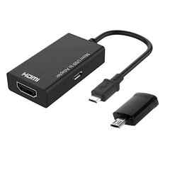 2024,Mikro-USB-HDMI 1080p HD-TV-kaapelisovittimet Android-puhelimeen S2 i9300 S4 I9500 note2 n7100 hinta ja tiedot | USB-sovittimet äänentoistoon | hobbyhall.fi