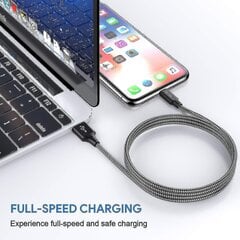 Iphone-laturikaapeli, 4kpl 3ft/1m Lightning-kaapeli Nylon-punottu Iphone-kaapeli Usb-synkronointijohto Nopea hinta ja tiedot | Kaapelit ja adapterit | hobbyhall.fi