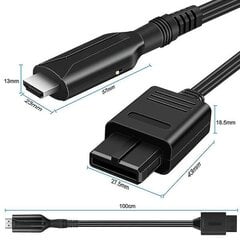 Sony Ps1/ Ps2-HDMI-sovittimelle pelikonsoli Audio Video Converter -kaapeli hinta ja tiedot | Kaapelit ja adapterit | hobbyhall.fi