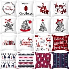 -1645cm Joulutyynynpäällinen Navidad Hyvää Joulua Koristeet Kodin Joulu Noel Joulukoristeet Uudenvuoden lahjat hinta ja tiedot | Joulukoristeet | hobbyhall.fi