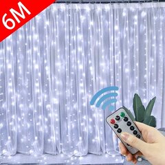 (6M(L)X2M(K) 200 LEDSWhite)LED-verhoseppele ikkunassa USB-valot Fairy Festoon -kaukosäädin Jouluiset hääkoristeet kotihuoneeseen hinta ja tiedot | Joulukoristeet | hobbyhall.fi