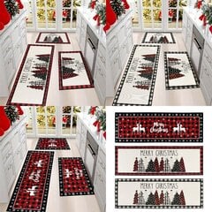 (50x80cmXmas Tree02)Jouluhirvi ovimatto Xmas Tree Keittiön matto Kodinsisustus Navidad Natal Joulukoristeet kotiin hinta ja tiedot | Joulukoristeet | hobbyhall.fi