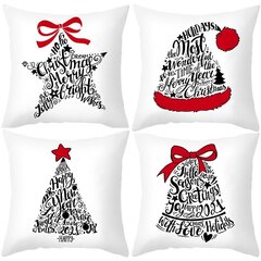 (XS0031-107)45x45cm Joulutyynyn päällinen Hyvää joulua koristelu kotiin jouluksi Noel Navidad joulukoristeen uudenvuodenlahja hinta ja tiedot | Joulukoristeet | hobbyhall.fi