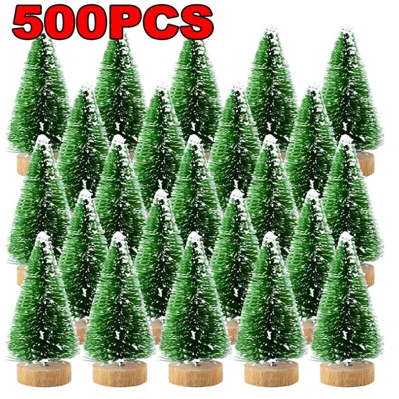 (5Set2PCS-2)Mini joulukuusenkoristeet Pieni keinotekoinen mänty Sisal Lumi Maisema Joulupuut Joulupöytä Navidad-sisustuslahjat hinta ja tiedot | Joulukoristeet | hobbyhall.fi